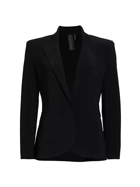 Shop Norma Kamali Formfitting Single-Breasted Jacket | Saks Fifth Avenue
