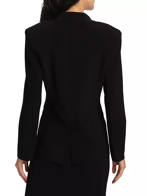 Shop Norma Kamali Formfitting Single-Breasted Jacket | Saks Fifth Avenue