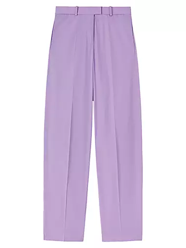 Jagger Pleated Cotton Pants