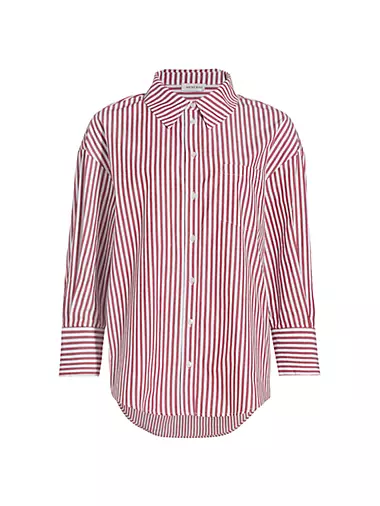 Mika Oversized Striped Cotton Shirt