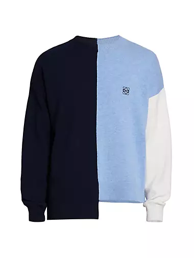 Asymmetric Colorblocked Sweater