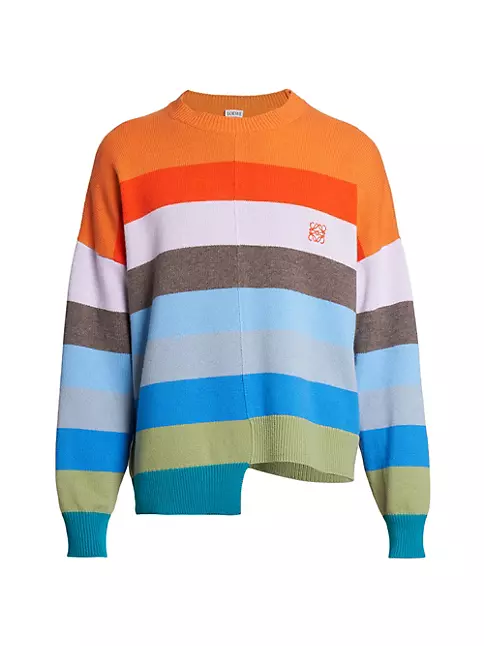 skipper som resultat høj Shop LOEWE Multicolor Striped Sweater | Saks Fifth Avenue