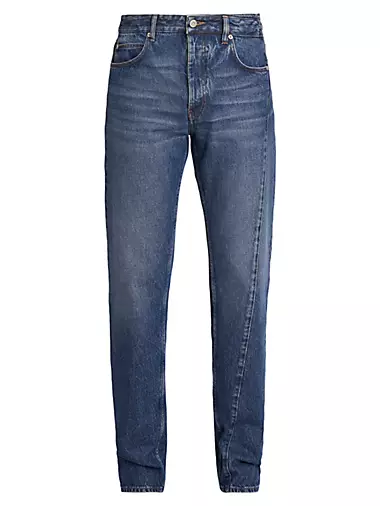 Asymmetric Five-Pocket Jeans