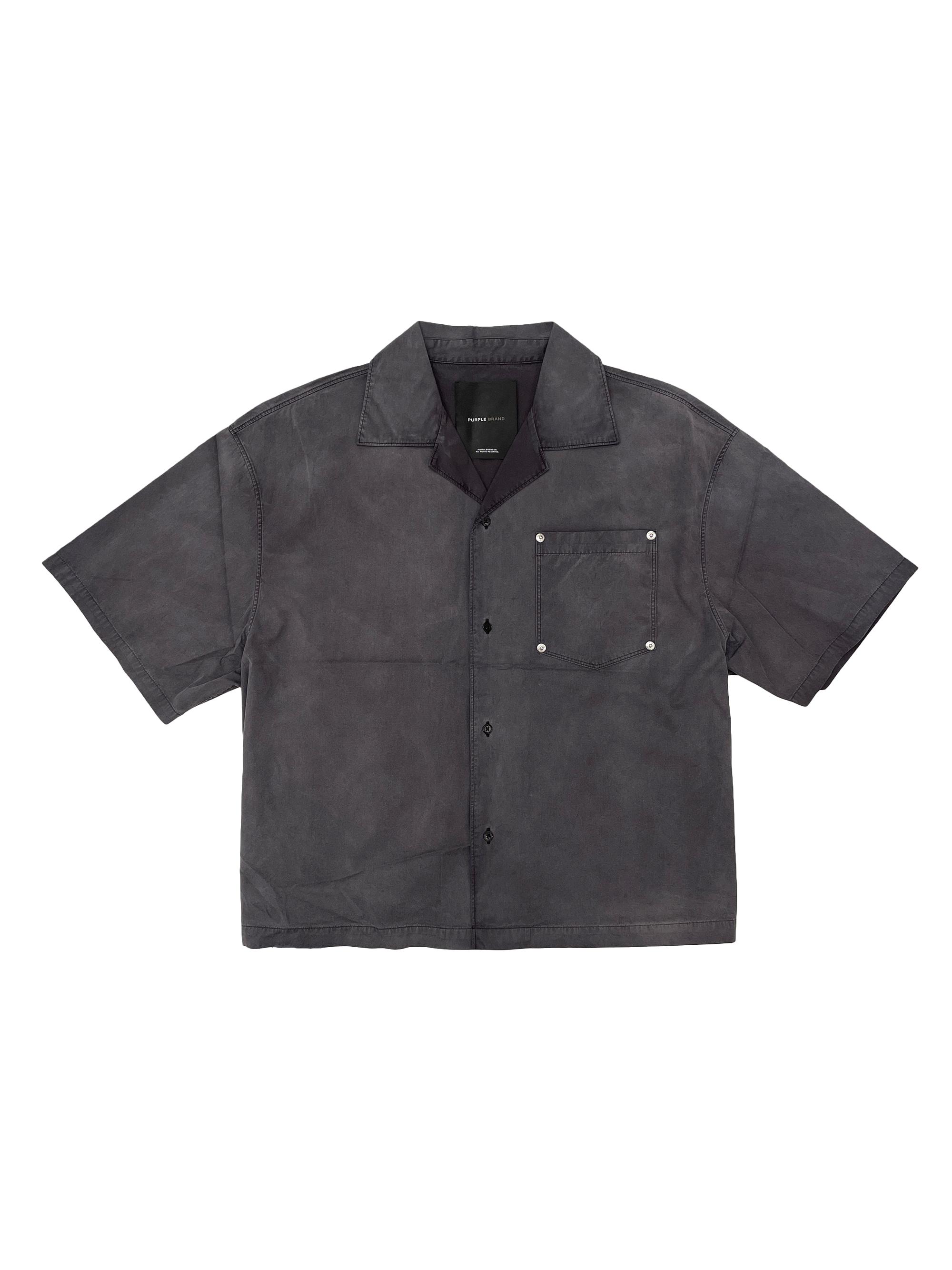 Faded Cotton Poplin Shirt