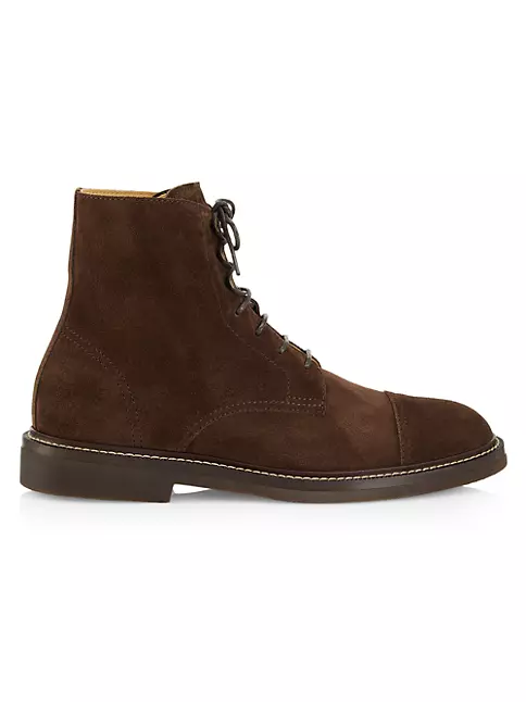 Shop Brunello Cucinelli Suede Ankle Boots | Saks Fifth Avenue