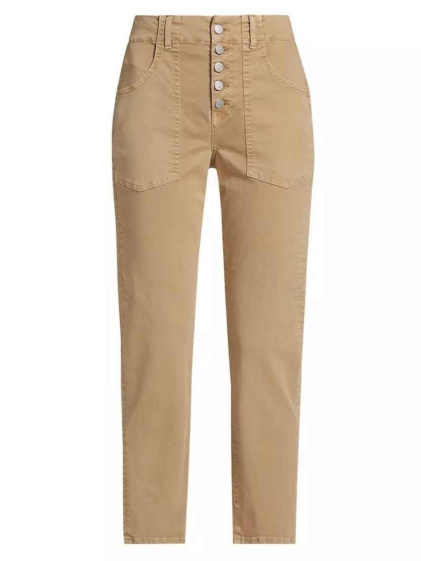 Shop Veronica Beard Arya Straight-Leg Crop Cargo Pants | Saks Fifth Avenue