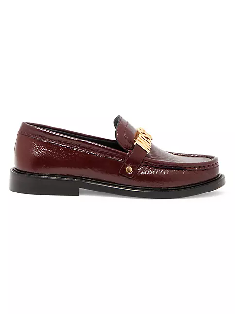 Shop Moschino Patent Leather College Loafers | Saks Fifth Avenue