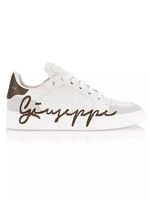 uøkonomisk Modig kompliceret Shop Giuseppe Zanotti GZ/94 Scarpa Uomo Leather Low-Top Sneakers | Saks  Fifth Avenue