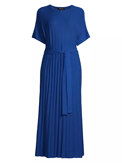 Shop Misook Rib-Knit Belted Maxi Dress | Saks Fifth Avenue