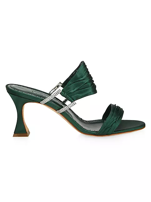 Shop Manolo Blahnik Chinap 70MM Crystal Buckle Sandals | Saks Fifth Avenue