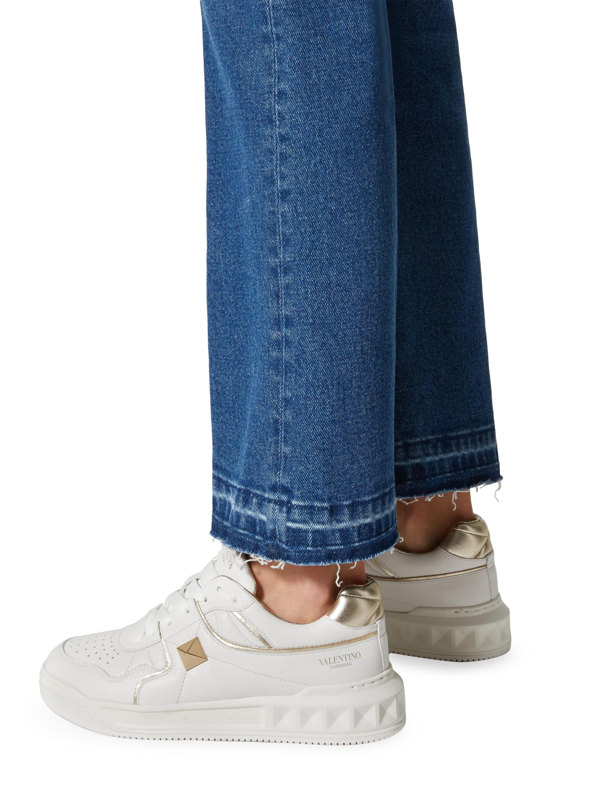 One Stud Sneaker Garavani Calfskin Fabric Pink White main image 0
