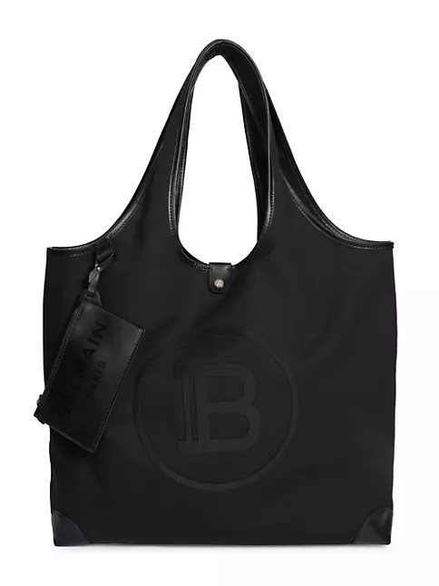 Shop Balmain B-Army Logo Shopper Bag | Saks Fifth Avenue