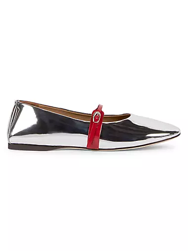 Les Ballerines Rondes Leather Flats