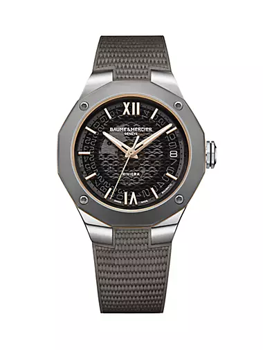 Riviera Stainless Steel-Grey Bracelet Watch