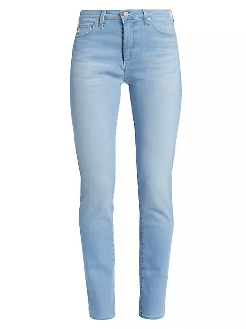 Shop AG Jeans Prima Mid-Rise Stretch Cigarette Ankle Jeans | Saks Fifth ...