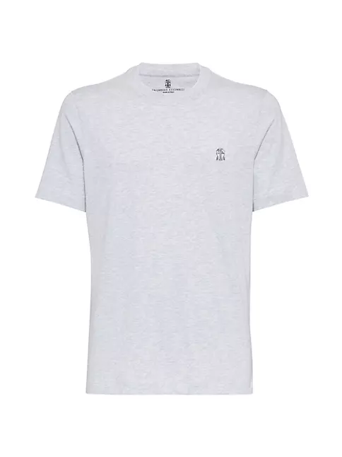 Brunello Cucinelli Cotton Logo T-Shirt