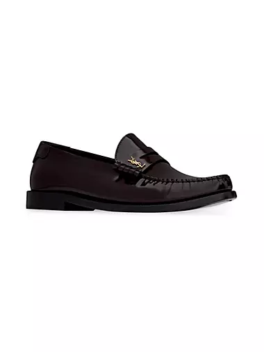 Le Loafer Penny Slippers In Smooth Leather