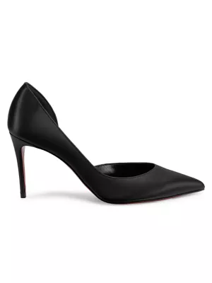 Shop Christian Louboutin Iriza 85MM Satin D'Orsay Pumps | Saks Fifth Avenue