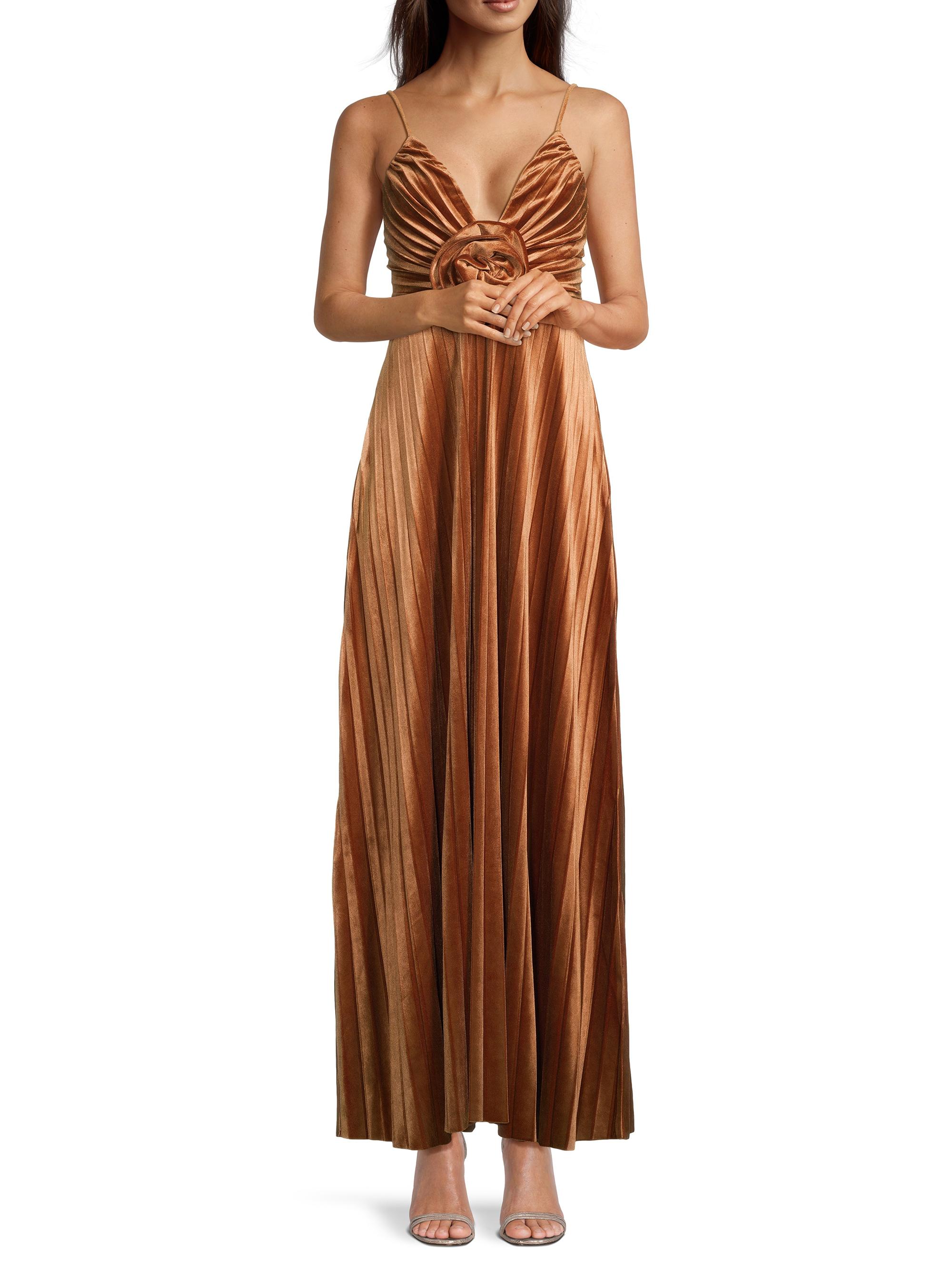 Shop Delfi Helina Velvet Appliqué Gown Saks Fifth Avenue