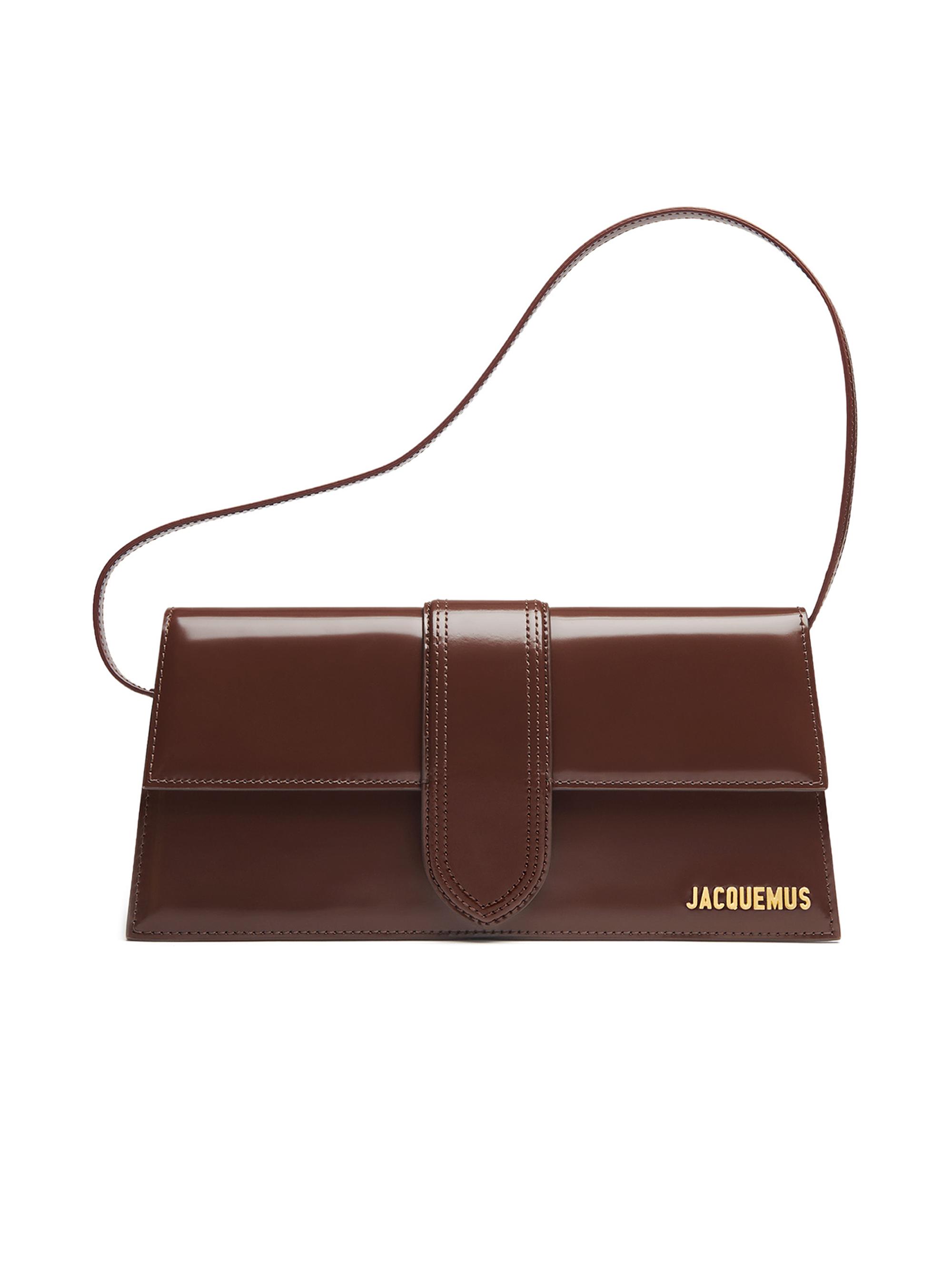 Shop Jacquemus Le Chouchou Le Bambino Long Leather Shoulder Bag Saks