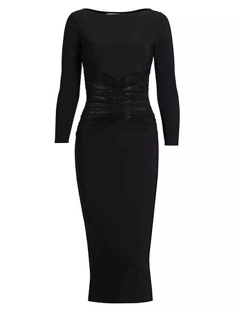 Shop Chiara Boni La Petite Robe Celand Illusion Midi-Dress | Saks Fifth ...