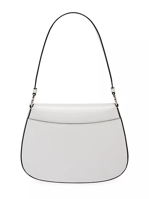 Shop Prada Cleo Brushed Leather Shoulder Bag with Flap | Saks Fifth Avenue