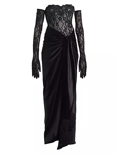 Gina Lace Noir Gown