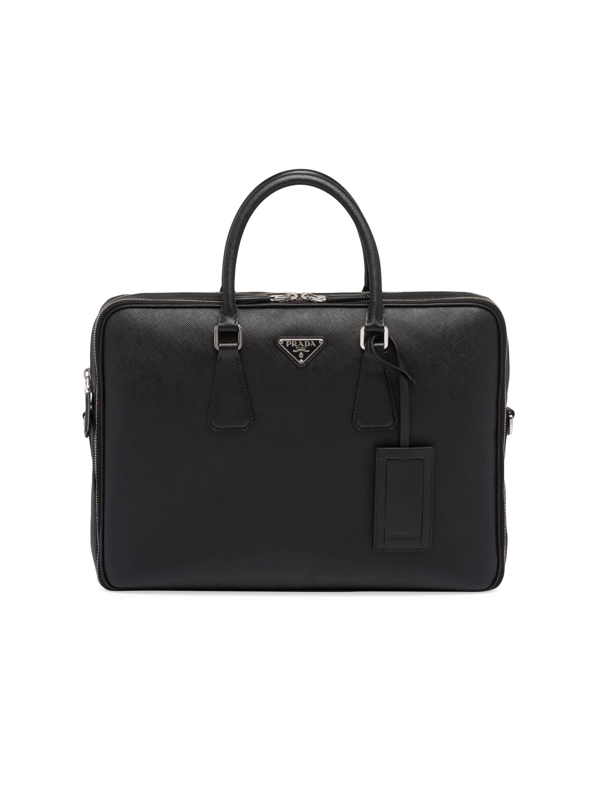 Saffiano Leather Briefcase