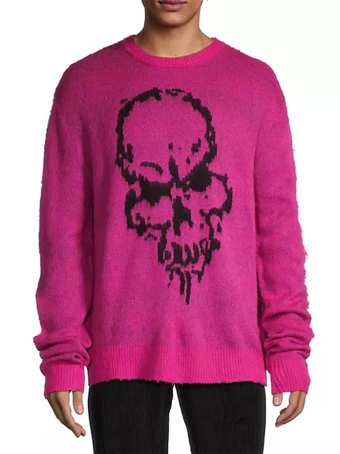 Shop Noon Goons Gatekeeper Skull Intarsia Sweater | Saks Fifth Avenue