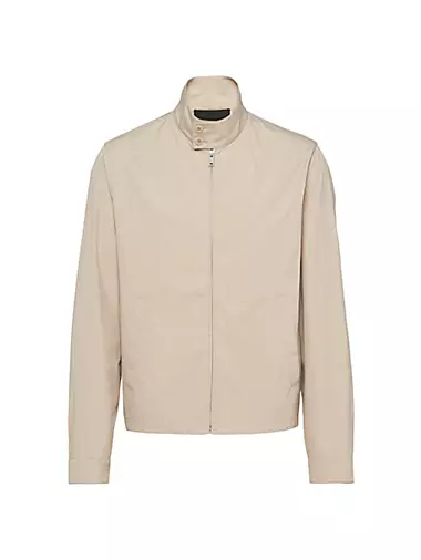 Cotton-Blend Blouson Jacket