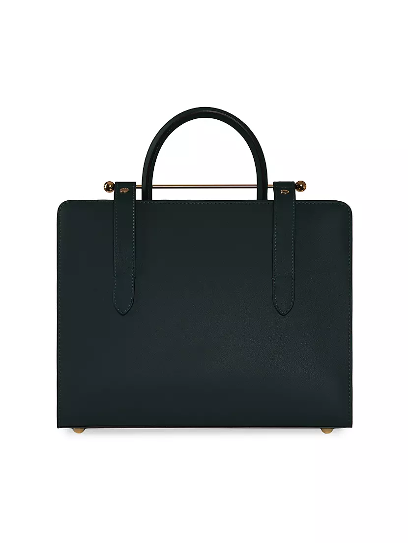 Shop Strathberry Midi Leather Tote