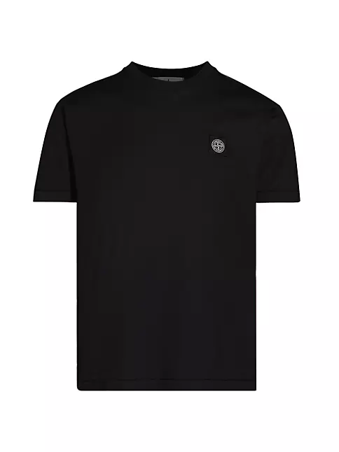 Shop Stone Island Logo Cotton T-Shirt | Saks Fifth Avenue
