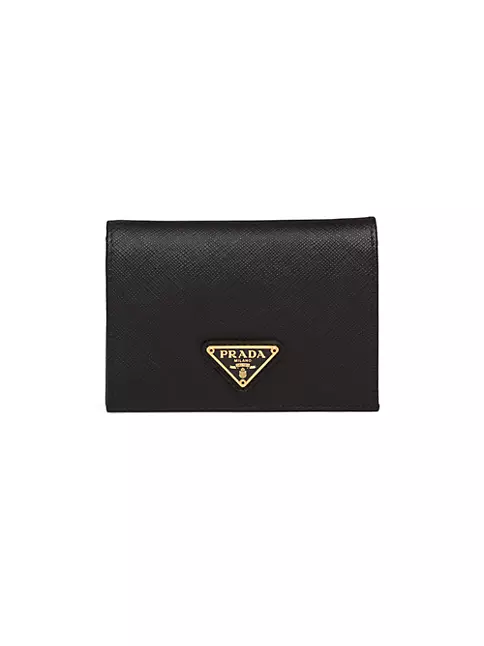 Shop Prada Small Saffiano Leather Wallet | Saks Fifth Avenue