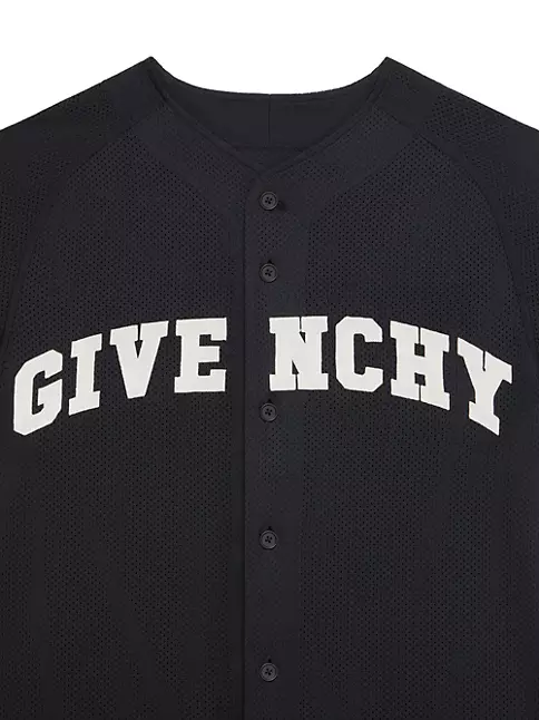 Shop Givenchy College Baseball Shirt In Mesh | Saks Fifth Avenue