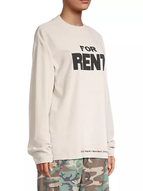 Shop ERL Unisex 'For Rent' Sweater | Saks Fifth Avenue