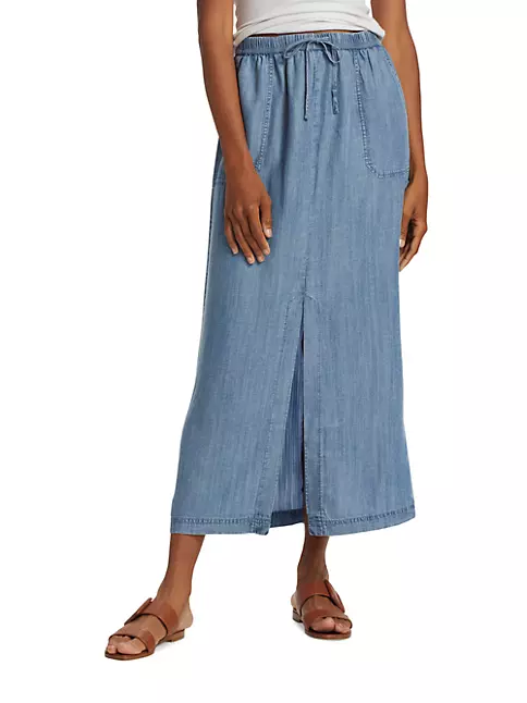 Shop Splendid Angie Denim Maxi Skirt | Saks Fifth Avenue