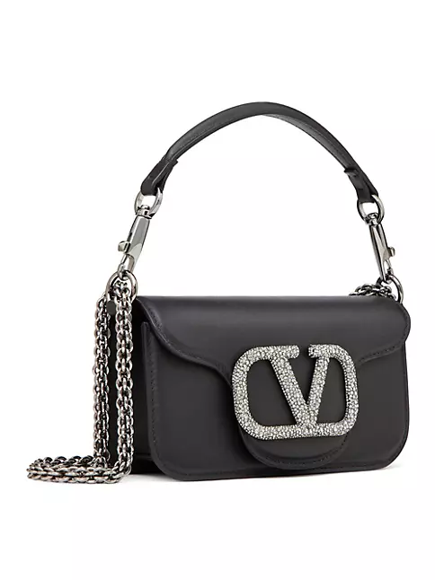 Shop Valentino Garavani Locò Small Shoulder Bag With Jewel Logo | Saks ...