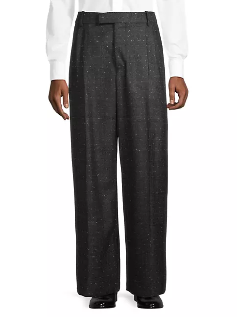 Shop Alexander McQueen Oversize Wool Tailored Baggy Pants | Saks Fifth ...