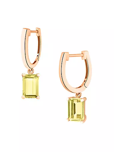 Saks Fifth Avenue Women's 14K Gold Donut Hoop Earrings