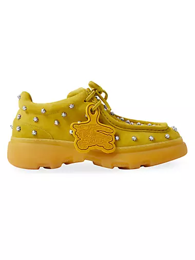Burberry Creeper Stud Lace-Up Sneakers
