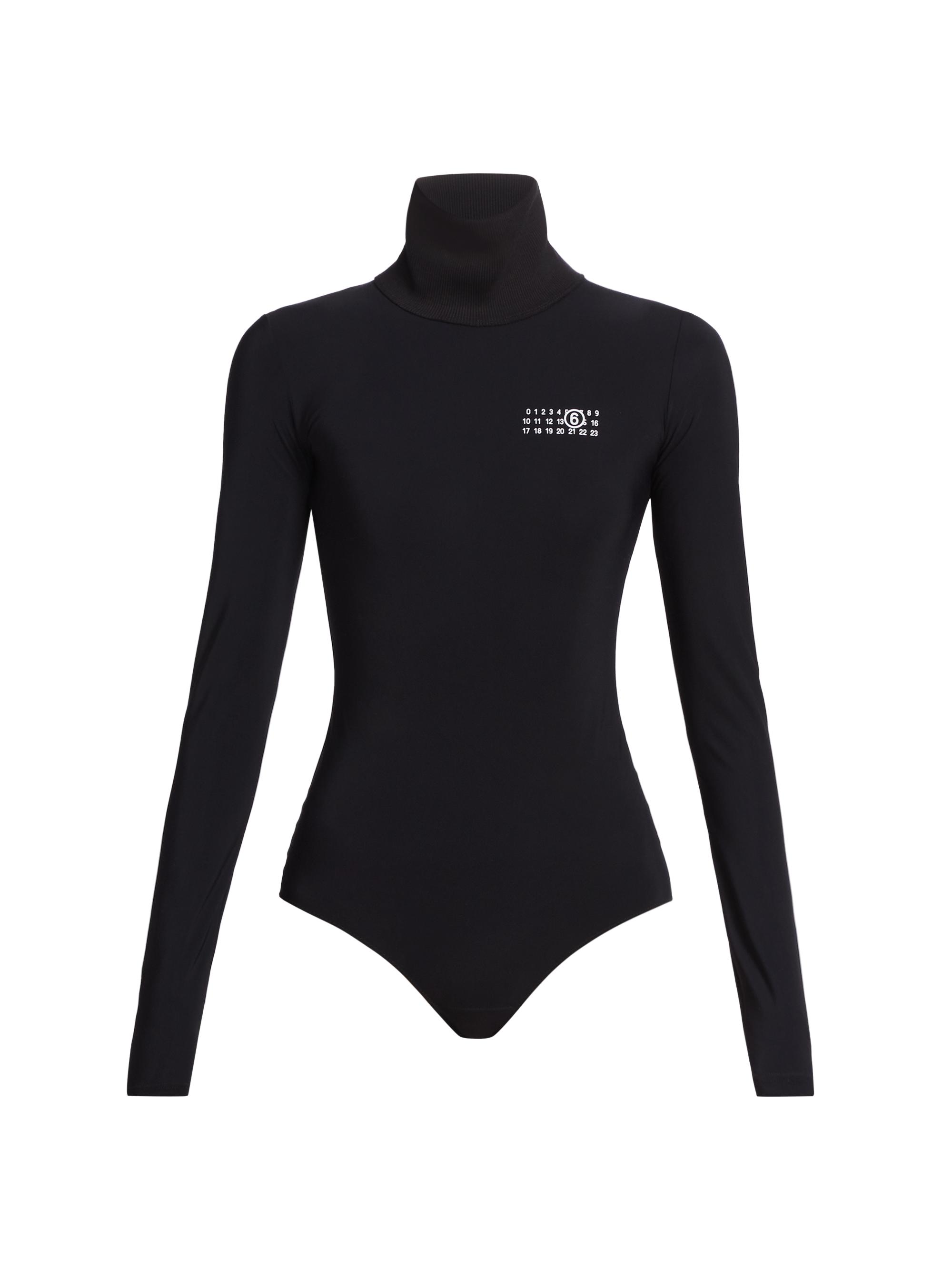 Long-Sleeve Logo Bodysuit