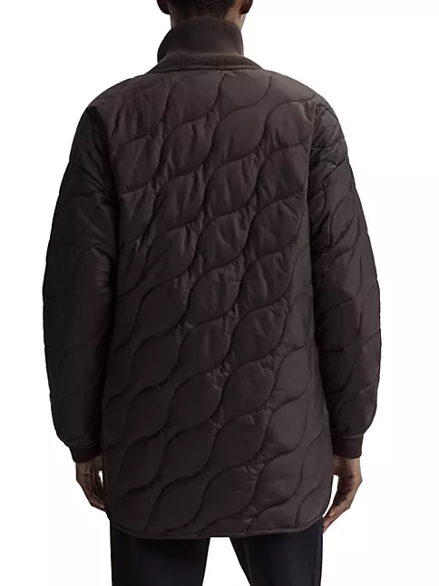 Shop Varley Danea Quilted Longline Jacket | Saks Fifth Avenue
