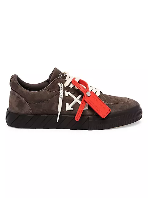 Shop Off-White Low Vulcanized Suede Sneakers | Saks Fifth Avenue