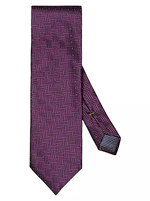 Shop Eton Pin-Dot Silk Tie | Saks Fifth Avenue