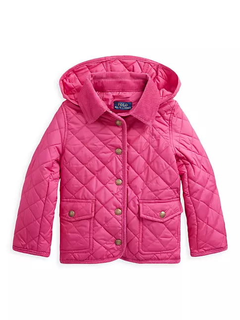 Shop Polo Ralph Lauren Little Girl's & Girl's Audrey Quilted Jacket ...