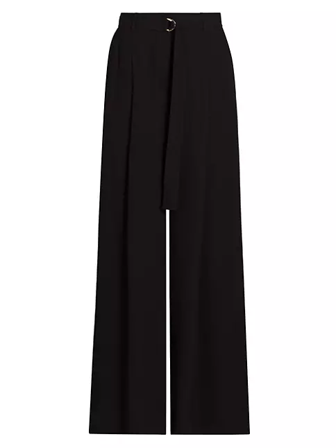 Shop Ulla Johnson Lydia Pleated Belted Trousers | Saks Fifth Avenue