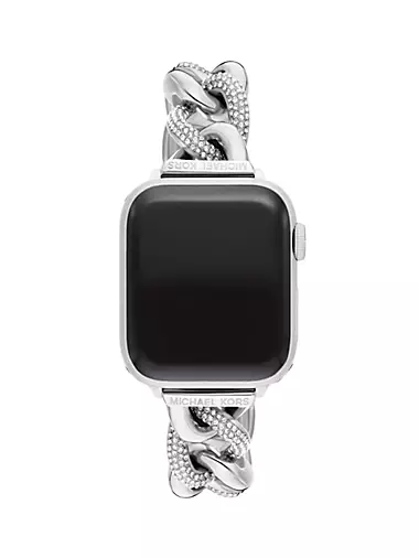Stainless Steel & Crystal Apple Watch® Bracelet/18MM
