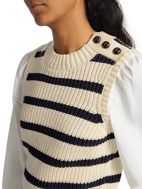 Shop Rails Bambi Stripe Cotton-Blend Sweater | Saks Fifth Avenue