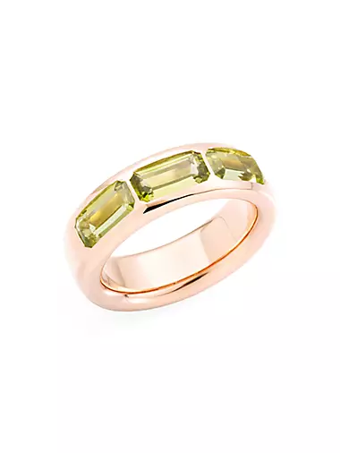 Iconica 18K Rose Gold & Peridot Ring