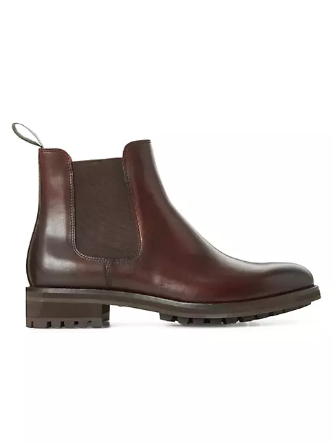 Polo Ralph Lauren Bryson Leather Chelsea Boots | Saks Fifth Avenue